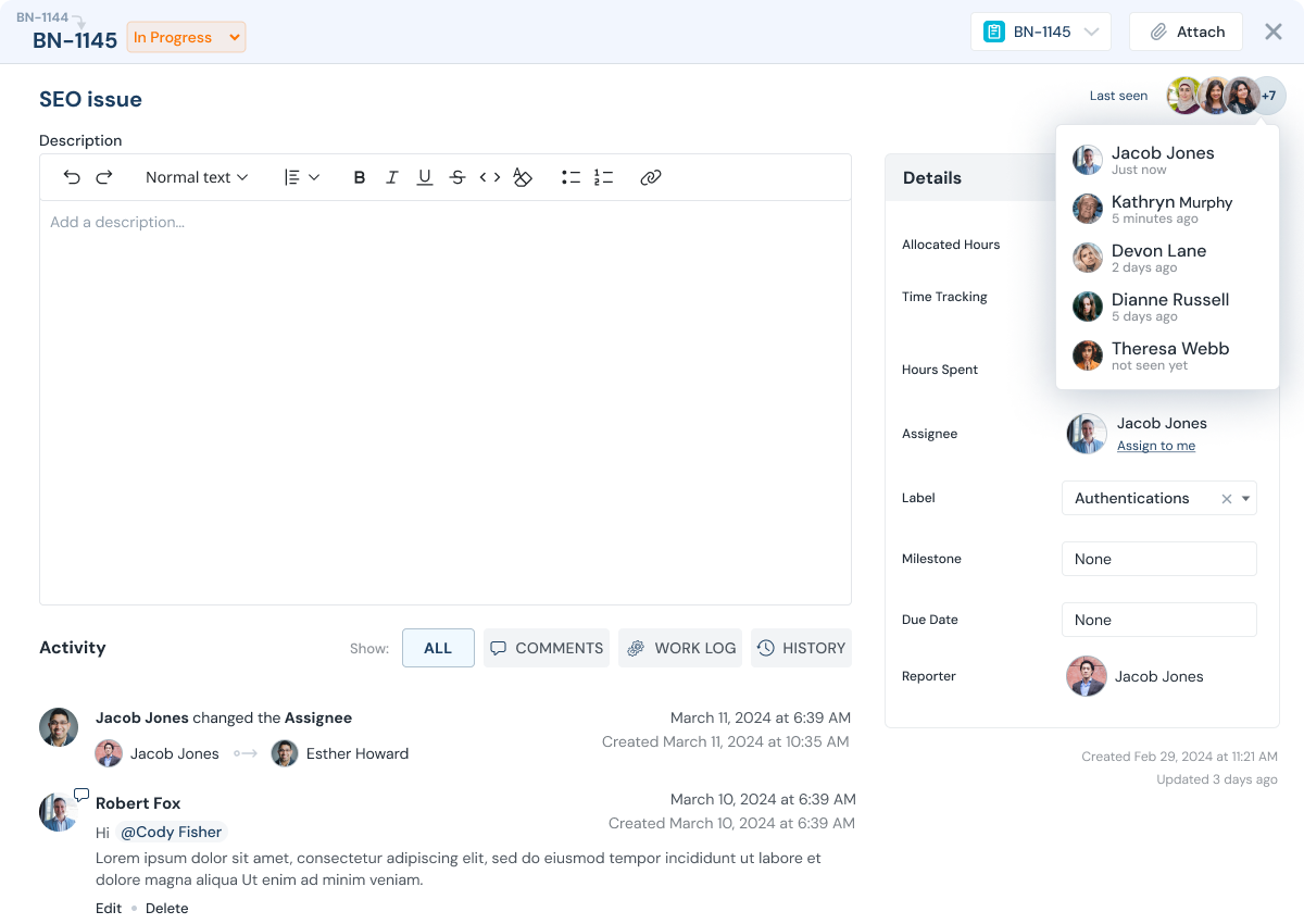 TaskBoard feature overview